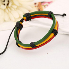 reggae, rastabracelet, wovenbracelet, Bracelet