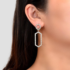 luxuriousearring, pendantearring, Dangle Earring, Rhinestone earrings