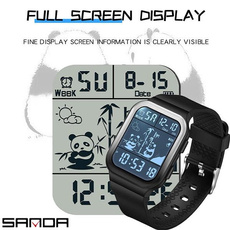 digitalwatche, Waterproof Watch, Outdoor Sports, fluorescentwatch