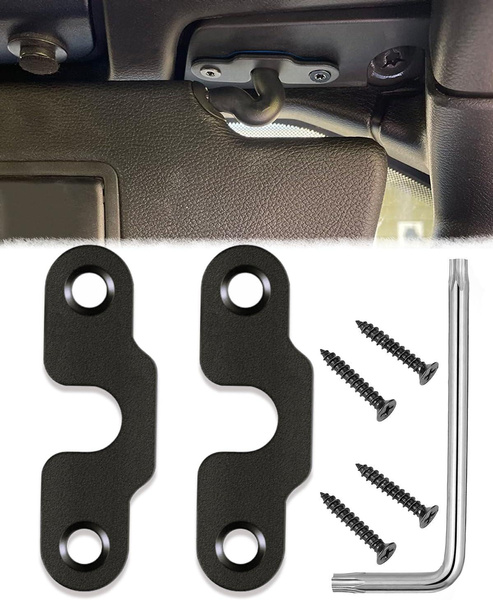 Jeep Sun Visor Repair Kit, Aluminum Alloy Sun Visor Clips Compatible ...