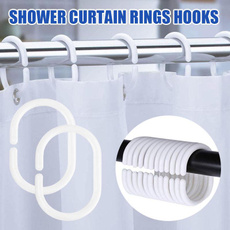showerrod, showercurtainringsplastic, Home Decor, showercurtainhook