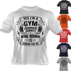 trainingshirt, mensporttshirt, Descarga, Gym