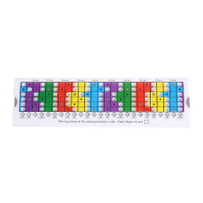 learningtool, plasticguitarscale, Scales, slidingruler