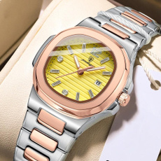 Stainless Steel, Casual Watches, Clock, lady watch