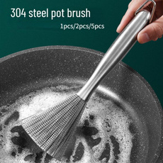 Steel, stainlesssteelpotbrush, kitchengadget, cleaningbrush
