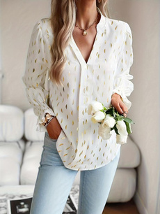 goldplated, Plus Size, Shirt, gold