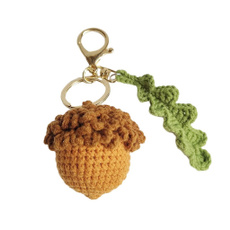 Key Chain, Jewelry, Bags, crochetedacornpendant