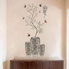 butterfly, Plants, windowsticker, Home Decor