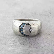 Star, Women Ring, Gifts, Moon