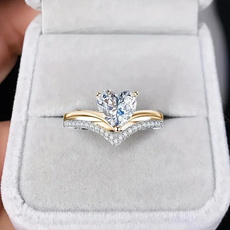 Heart, DIAMOND, Women Ring, Engagement Ring