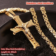 colgantecruzado, Stainless Steel, Cross Pendant, titanium steel necklace