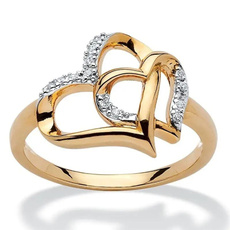 Heart, DIAMOND, Love, Women Ring