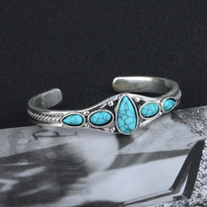Antique, Silver Bracelet, Turquoise, weddingbracelet