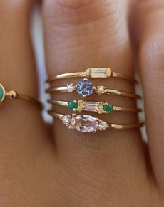 Jewelry, yellow gold, DIAMOND, wedding ring