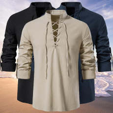 henrycollar, Fashion, Cotton, beachshirt