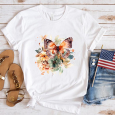butterfly, Summer, Shorts, Tops & Blouses