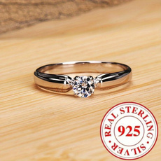 Sterling, Elegant, Engagement, 925 sterling silver