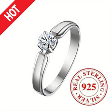 Sterling, Elegant, Engagement, 925 sterling silver