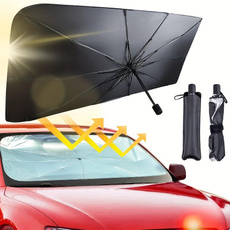 windshieldumbrella, Umbrella, retractableautocarcurtainfrontwindowshade, antiultravioletumbrella