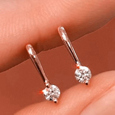 Cubic Zirconia, party, Design, simpleearring