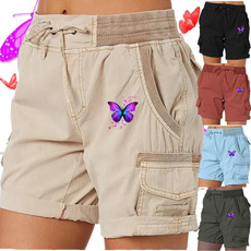 butterfly, Summer, cottonshort, Beach Shorts