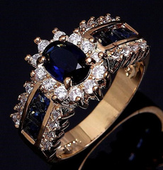 yellow gold, Blues, DIAMOND, wedding ring