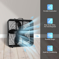 Box, portablefan, relax, Comfort