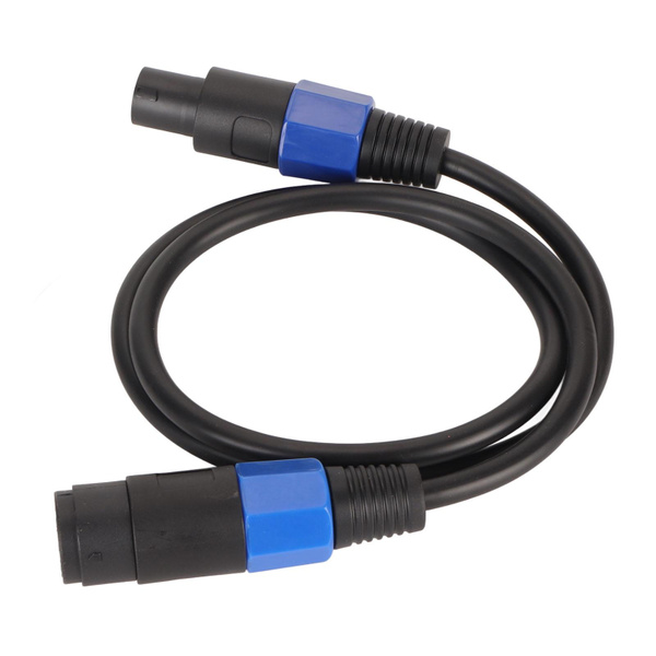 Speakon Cable, 3.3ft PVC Speakon to Speakon Cable Male to Female Cable
