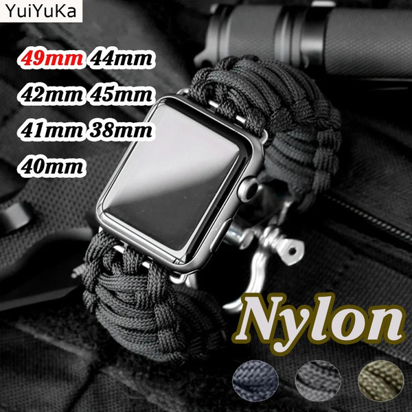 Smartwatch Rope YuiYuKa NEW Savior Survival Gear Paracord Nylon Rope Strap for Smart ...