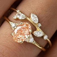 Fashion, leaf, Women Ring, Engagement Ring