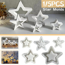 Candleholders, Star, Silicone, Soap