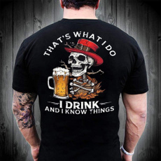 Fashion, Shirt, skull, drinkshirt