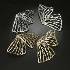 butterfly, butterfly earrings, gold, Earring