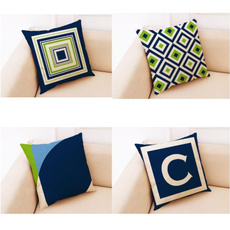 Blues, lumbarpillowcovercushion, decorativepillowcase, 家庭用＆リビング
