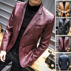 Moda, Blazer, Invierno, leather