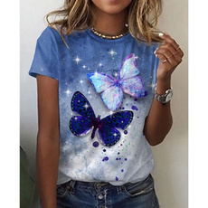 butterfly, Summer, Tallas grandes, Shirt