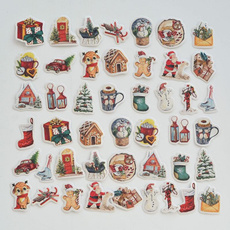cute, Decor, Christmas, labelsticker