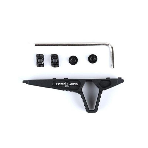 Handstop Tattico Per Guida MLOK - Fermamano In Alluminio, Compatibile Con Paramani, Verde, 3,8 Cm