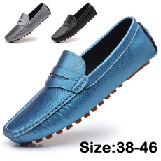Slip-On, Flats shoes, casual leather shoes, leather