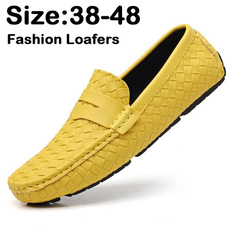 Slip-On, Flats shoes, casual leather shoes, leather