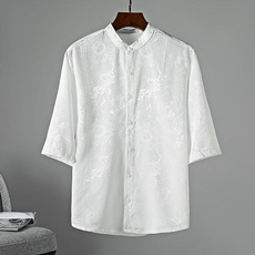 Summer, white shirt, vintageclothing, Hawaiian