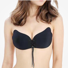 push up bra, strapless, Adhesive Bras, Silicone