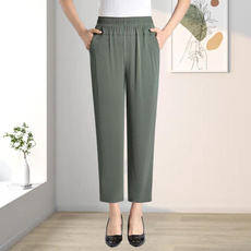 trousers, casualtrouser, high waist, solidcolorcasualpant