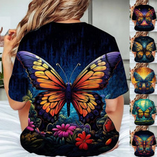 butterfly, Summer, Fashion, beachshirt