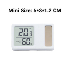 Mini, thermohygrometer, humidityclock, thermometerclock