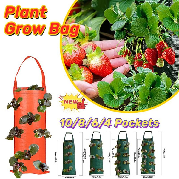 Sourcing Map Vertical Hanging Grow Bag With 36 Pockets, Wall Mounted