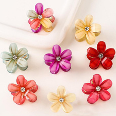 Mini, Flowers, Barrettes, girlscliphair