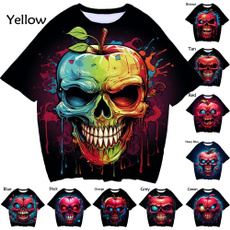 Funny, Fashion, skull, Mens T Shirt