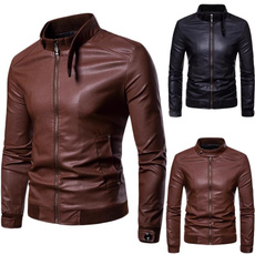 Casual Jackets, cardigan, puleatherjacket, leather