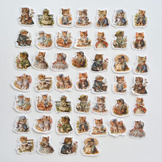 Stickers, cute, Decor, cartooncatsticker